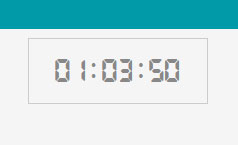 Screenshot of timer